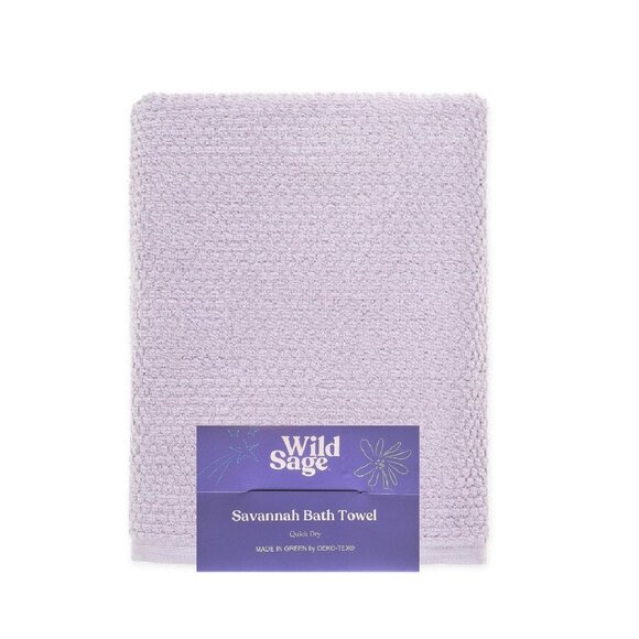 new LAVENDER Wild Sage Savannah 90% Cotton Towel Set BATH + HAND + WASHCLOTH - Picture 4 of 11